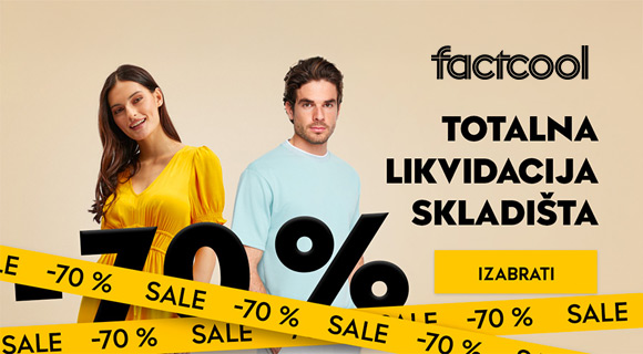 Factcool popust do -70% na likvidaciju skladišta