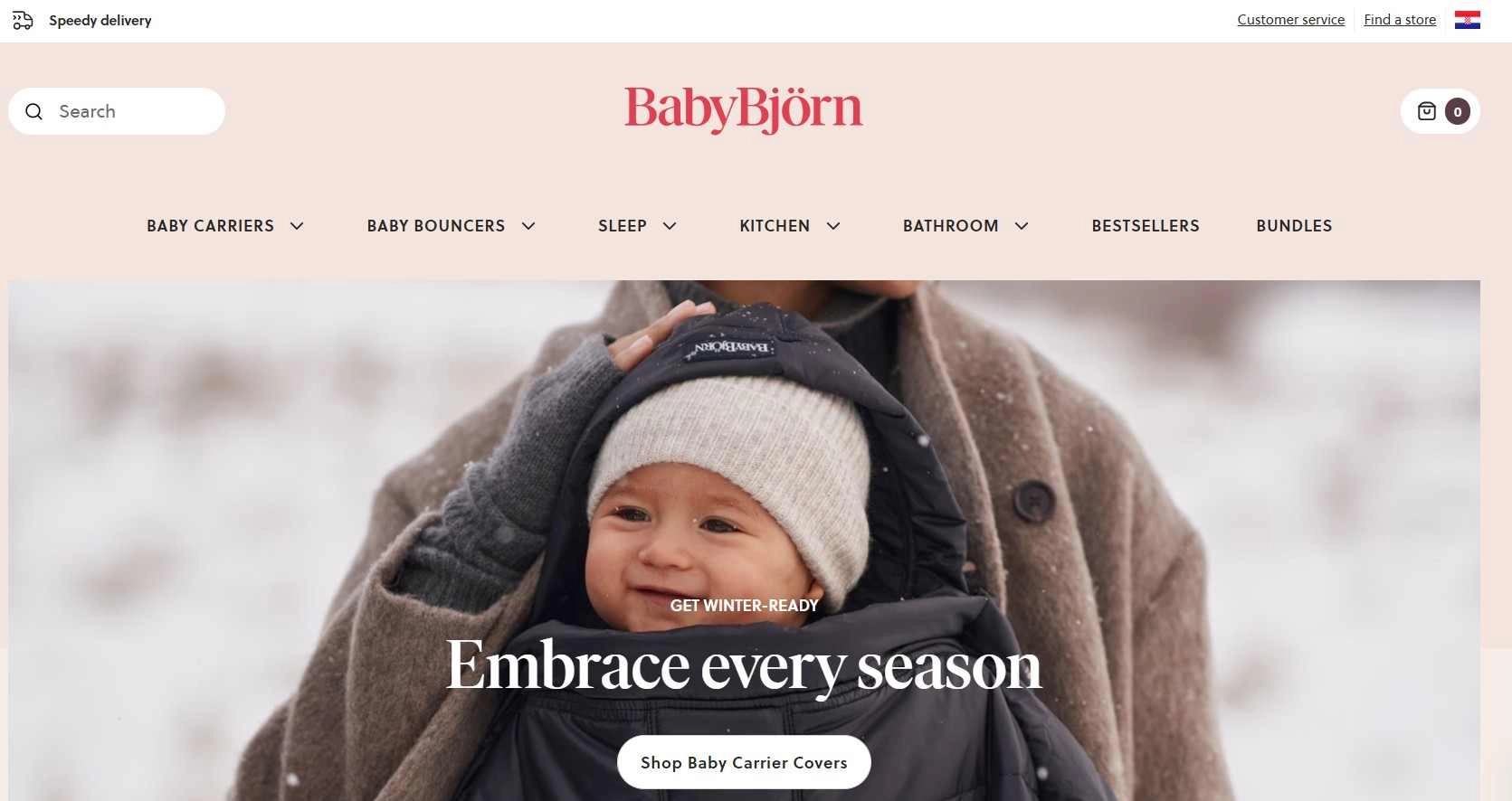 dijete u zaštitnoj odjeći od hladnoće