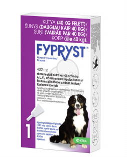 Pakiranje Fypryst ampula lila bele boje za pse