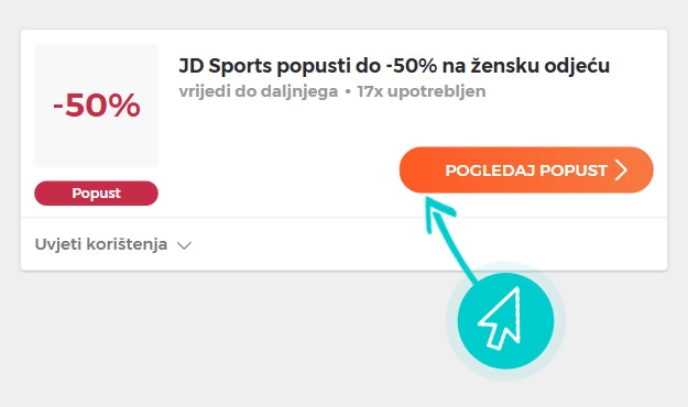 Kako iskoristiti popuste JD Sports