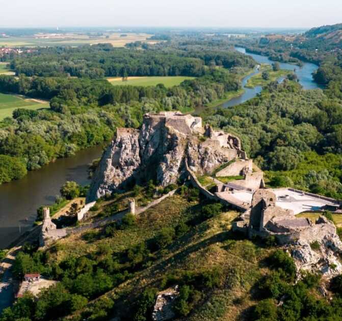 prekrasna tvrđava Devin u Slovačkoj
