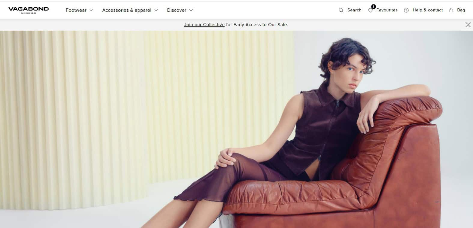 Vagabond - screen homepage