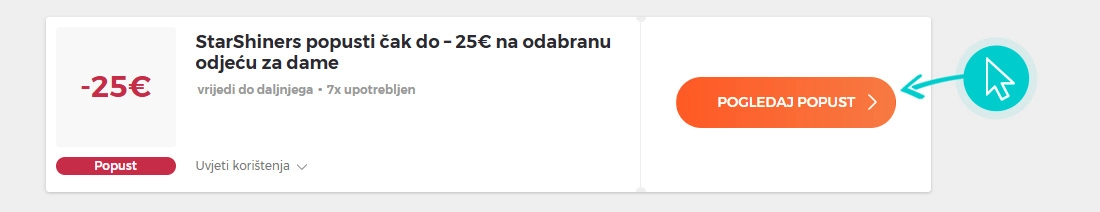 Kako iskoristiti popuste StarShiners