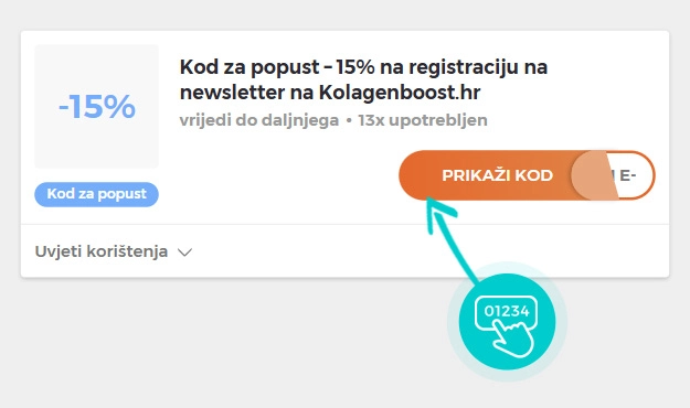 Primjer koda za popust Forever Young