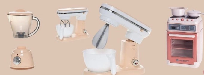 Set dječjih kuhinjskih aparata i štednjak