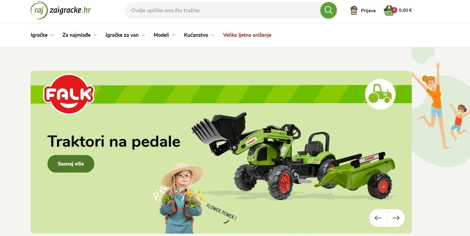 traktor na pedale