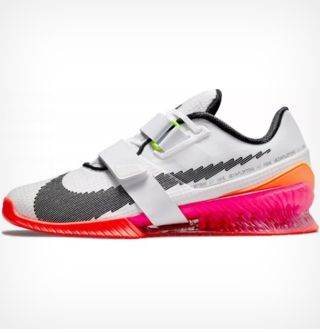 Bijelo-roza sportska tenisica sa sivim Nike znakom
