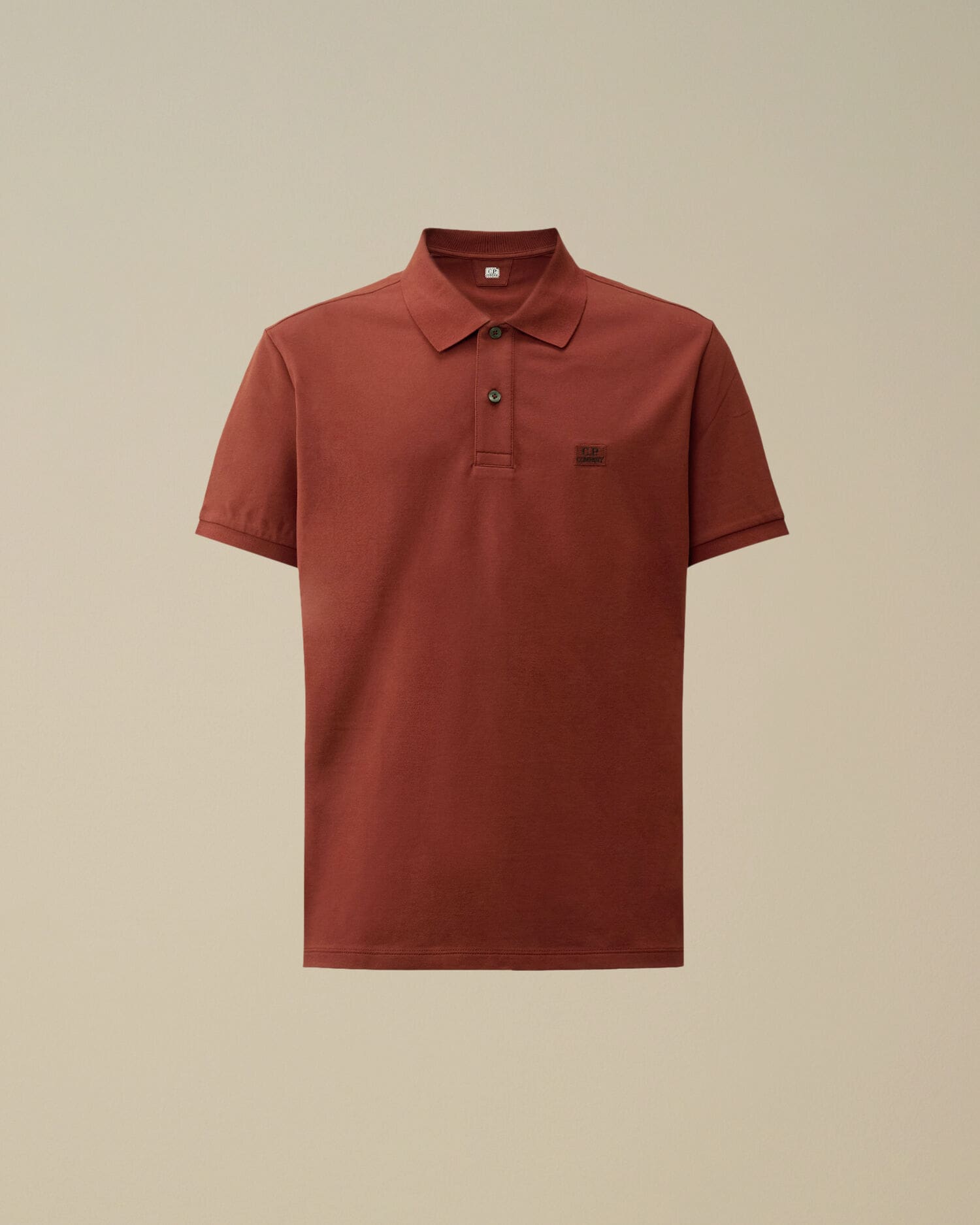 Polo majica braon boje s kratkim rukavima