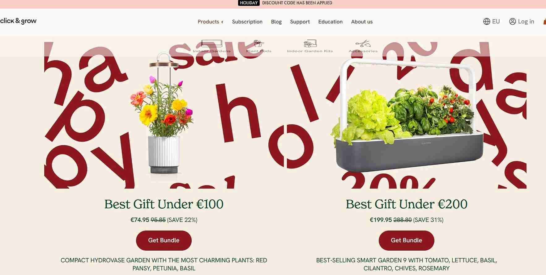 svježe uzgojena hrana u pametnim posudama