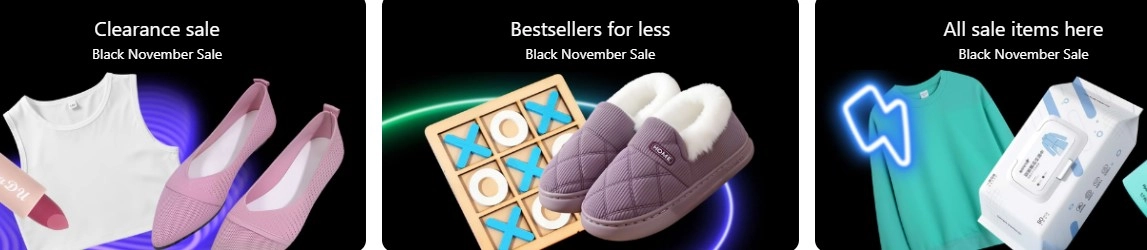 Ponuda proizvoda: odjeća, obuća, igračke i kozmetika