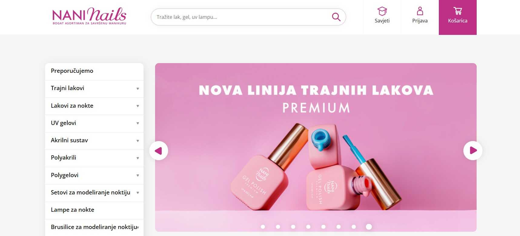 nova linija trajnih lakova