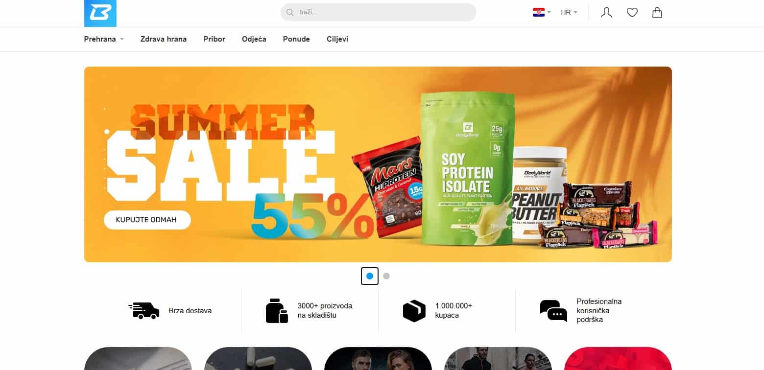 Proteinski proizvodi i grickalice na Summer Sale promociji
