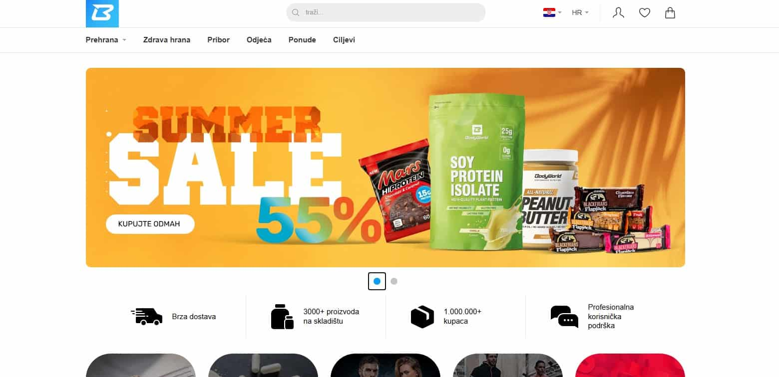 Proteinski proizvodi i grickalice na Summer Sale promociji