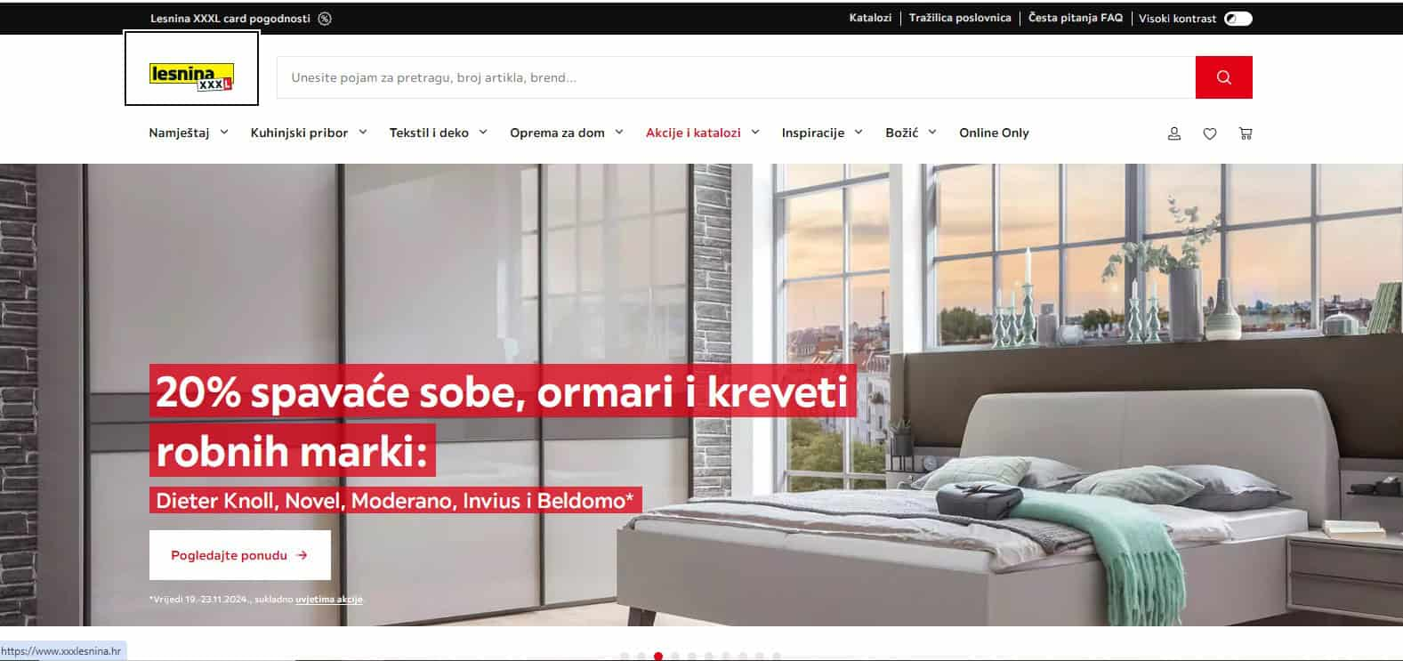 Lesnian - screen homepage