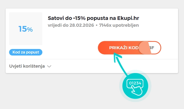 Primjer koda za popust eKupi