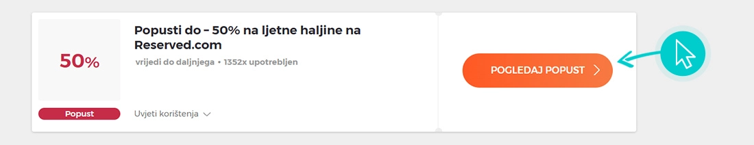 Kako iskoristiti popuste Reserved