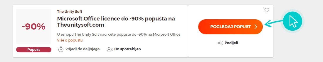 Kako iskoristiti popuste The Unity Soft