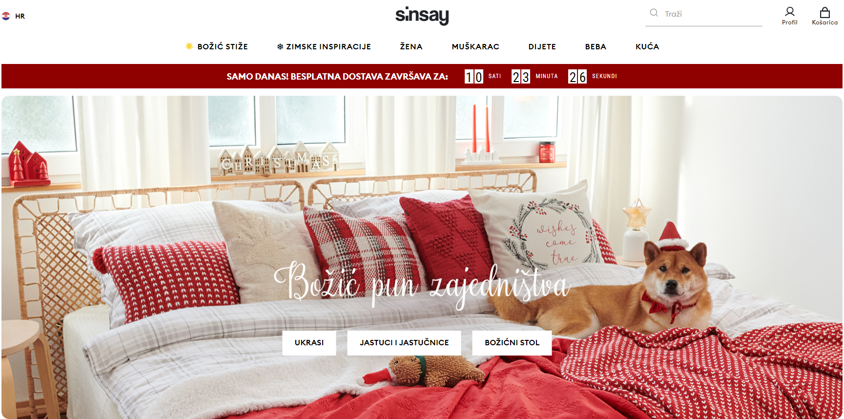 Sinsay Homepage