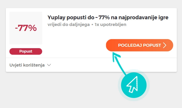 Kako iskoristiti popuste Yuplay